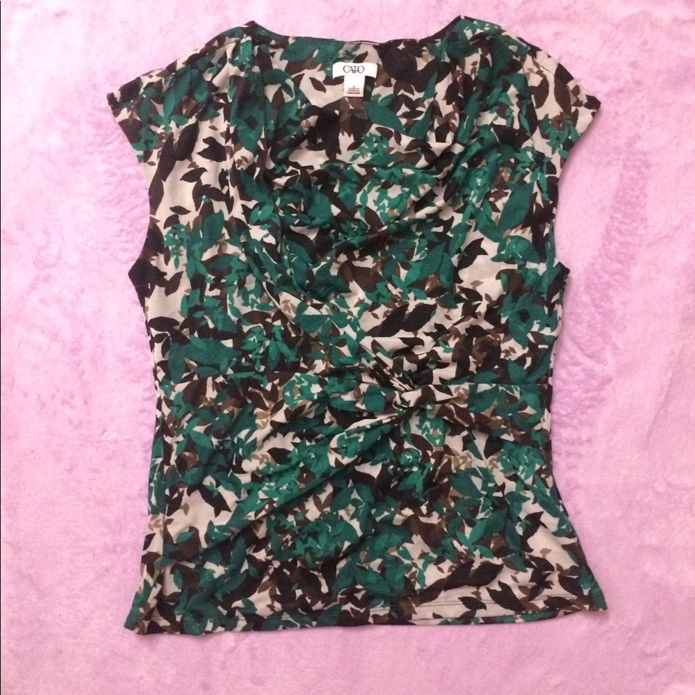 🍁5/$25 Cato Cap Sleeve Blouse